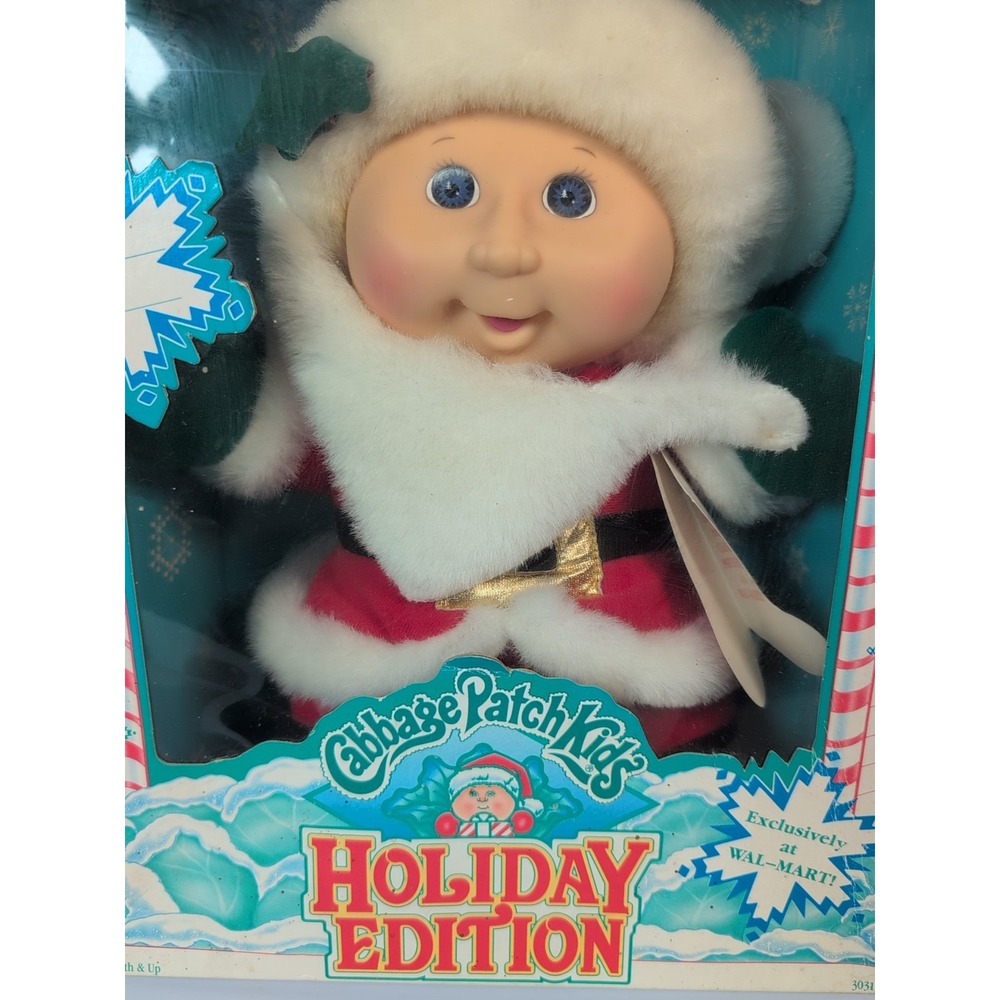 Cabbage Patch Kids Holiday Edition Santa Doll Hasbro 1992